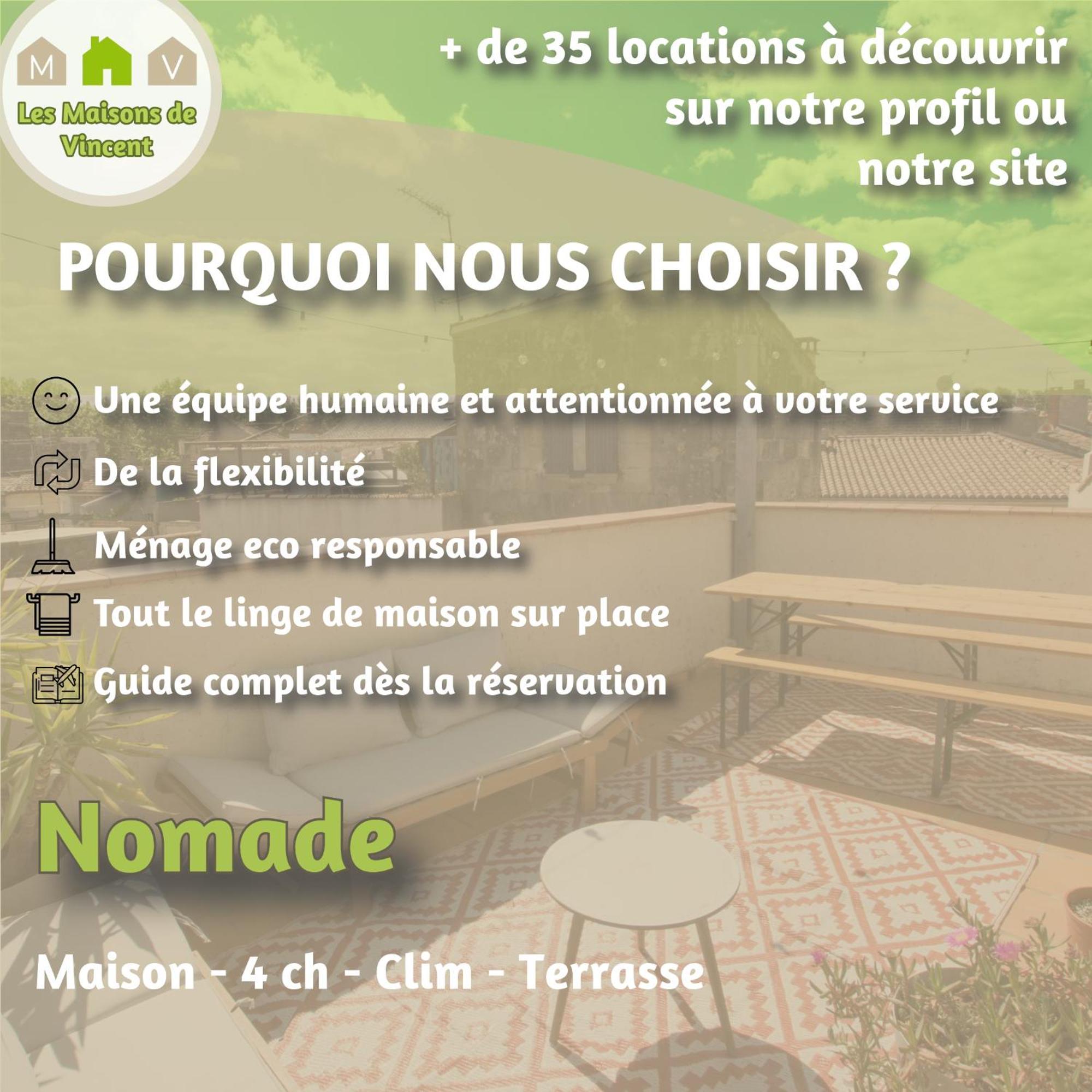 Maison Nomade, Clim - Terrasse Arles Bagian luar foto